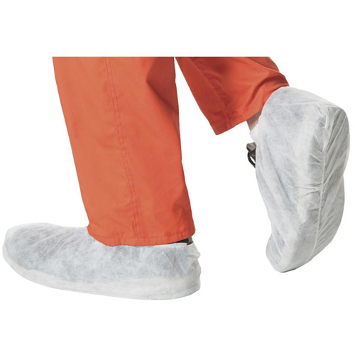 2022 Disposable Shoe Covers, One Size, Polypropylene, White Les Fournitures Industrielles Méga