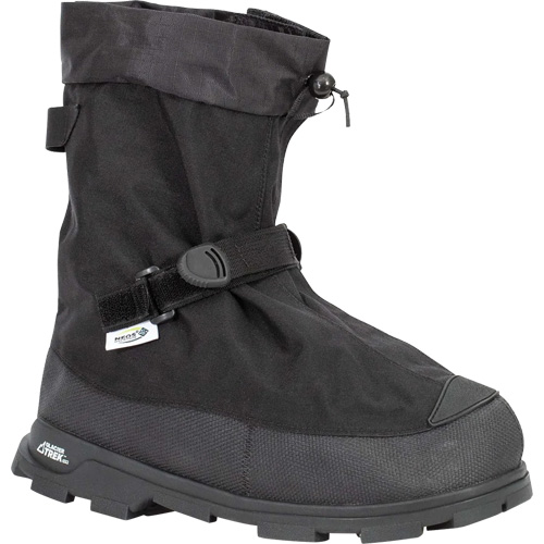 Couvre-chaussure &agrave; crampons avec talonni&egrave;re Voyager Glacier Trek, Nylon/Polyur&eacute;thane, Boucle, Convient &agrave; Hommes 5 - 6,5/Femmes 6 - 8 Les Fournitures Industrielles Méga