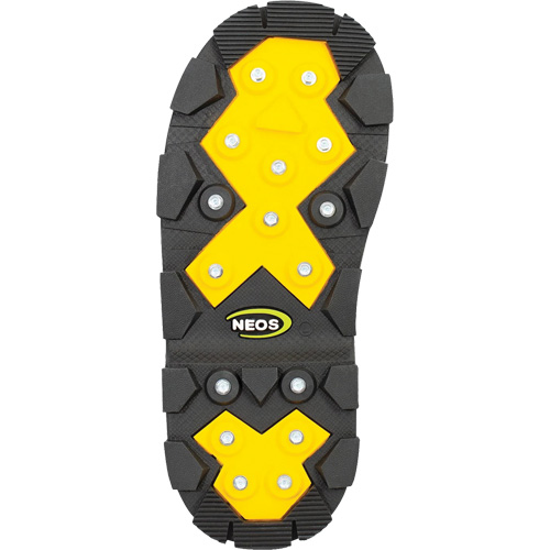Couvre-chaussure &agrave; crampons avec talonni&egrave;re Voyager Glacier Trek, Nylon/Polyur&eacute;thane, Boucle, Convient &agrave; Hommes 5 - 6,5/Femmes 6 - 8 Les Fournitures Industrielles Méga