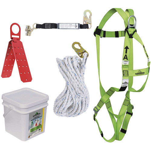 RK4-50 Ensemble de protection contre les chutes, Trousses pour couvreur de toit Les Fournitures Industrielles Méga