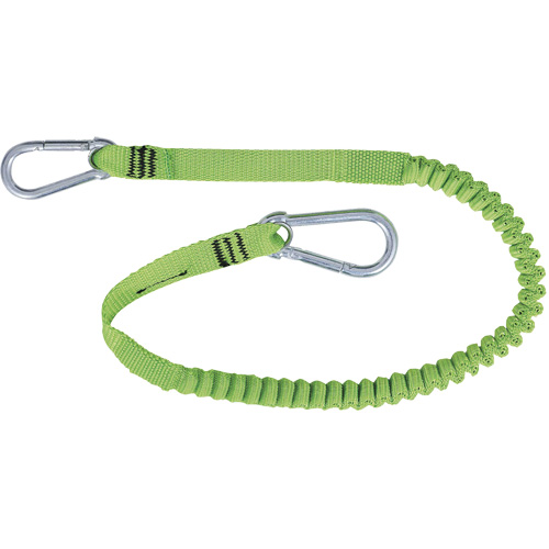 TT-9902 Longe de harnais d'outils Slim Line, Longueur fixe, Mousqueton double Les Fournitures Industrielles Méga