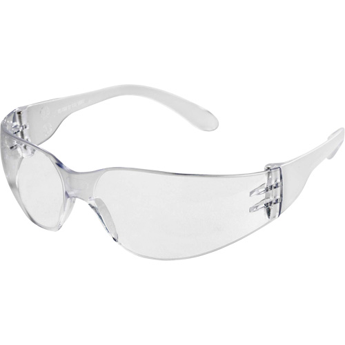 X300 Safety Glasses, Clear Lens, Anti-Scratch, ANSI Z87+/Meets/Exceeds CSA Z94.3 Les Fournitures Industrielles Méga