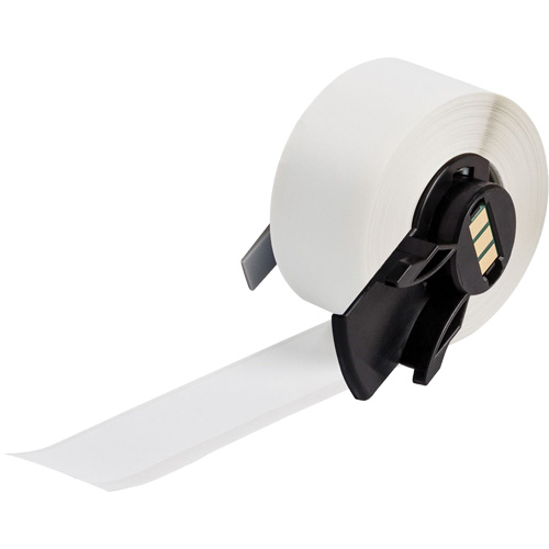Multi-Purpose Label Tape, Vinyl, White, 1" Width Les Fournitures Industrielles Méga