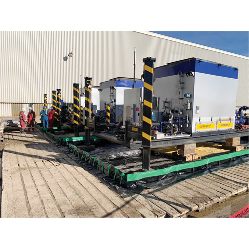 Ultimate Copolymer 2000 Ultra-Containment Berm&reg;, 12' W x 30' L x 12" H, Hinge Bracket Les Fournitures Industrielles Méga