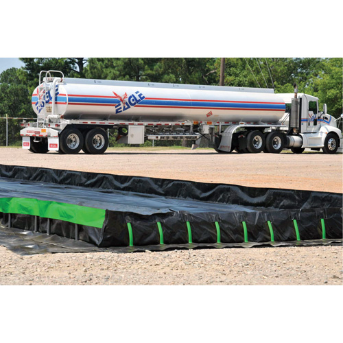 Ultimate Copolymer 2000 Ultra-Containment Berm&reg;, 12' W x 30' L x 12" H, Hinge Bracket Les Fournitures Industrielles Méga