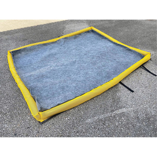 Small Ultra-Filter Pad, 0.8 US gal. Capacity, 2.5' W x 2' L x 3" H, Foam Wall Les Fournitures Industrielles Méga
