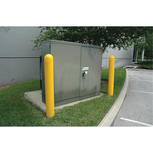 Ultra-Post Protector&reg;, 7" Dia. x 52" L, Yellow Les Fournitures Industrielles Méga