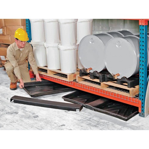 Triple-Tray Ultra-Rack Containment Tray&reg;, 72" L x 44" W x 2.8" H, 24 US gal. Spill Capacity Les Fournitures Industrielles Méga