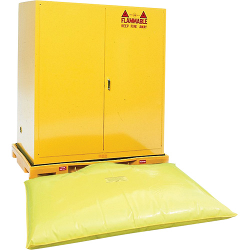 Double Drum Ultra-Safety Cabinet Bladder System, 63" lo x 38,5" la x 6,3" h, Capacit&eacute; de charge 3000 lb Les Fournitures Industrielles Méga