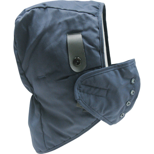 FR Winter Liner with Mouth Piece & Long Neck, Blue, Cotton/Poly-Cotton Les Fournitures Industrielles Méga