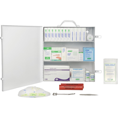 First Aid Kit, Meets CSA Z1220-17 Type 2 Low-Risk Environment, Large (51-100 Workers) Les Fournitures Industrielles Méga