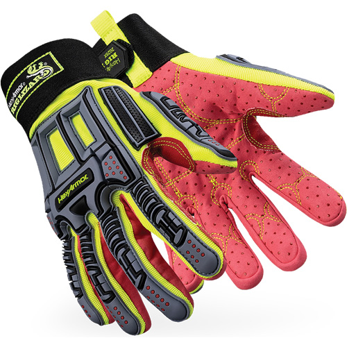 Rig Lizard&reg; 2028X Cut-Resistant Gloves, 6/X-Small, Synthetic/HPPE Palm, Elastic/Hook & Loop Cuff Les Fournitures Industrielles Méga