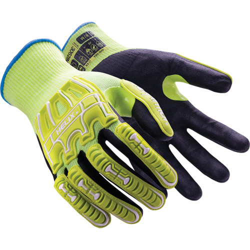 Helix&reg; 3062IMP Impact Gloves, 6/X-Small, Foam Nitrile Palm, Elastic/Knit Wrist Cuff Les Fournitures Industrielles Méga