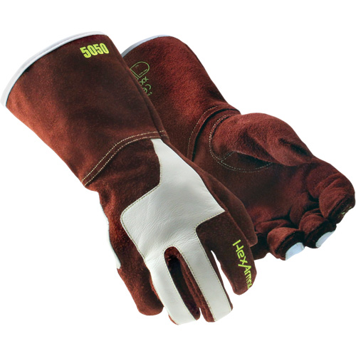HeatArmor&reg; 5050 Welding Gloves, Split Cowhide, Size Small/7 Les Fournitures Industrielles Méga
