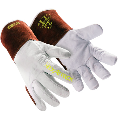 HeatArmor&reg; 5058 Welding Gloves, Grain Goatskin, Size Small/7 Les Fournitures Industrielles Méga