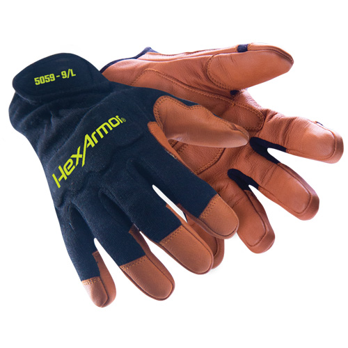Gants de soudage HeatArmor 5059, Cuir fleur de ch&egrave;vre, Taille Petit/7 Les Fournitures Industrielles Méga