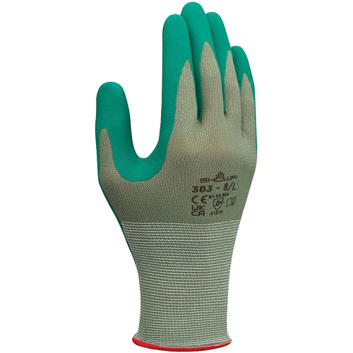 383 Biodegradable Working Gloves, 6/Small, Nitrile Coating, 13 Gauge, Polyester Shell Les Fournitures Industrielles Méga