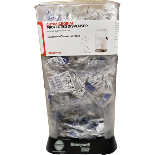 Distributeur de bouchons doreille filaires HL400 AM avec boîte de bouchons doreille AS-30W Les Fournitures Industrielles Méga