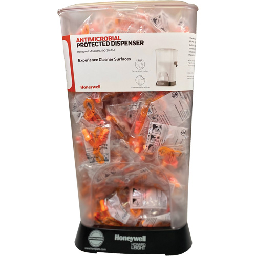 Distributeur de bouchons doreille filaires HL400 AM avec boîte de bouchons doreille TFP-30 Les Fournitures Industrielles Méga