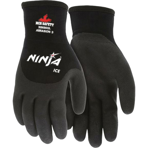 Ninja&reg; Ice Insulated Winter Gloves, Medium, HPT Coating, 15 Gauge, Nylon Shell Les Fournitures Industrielles Méga