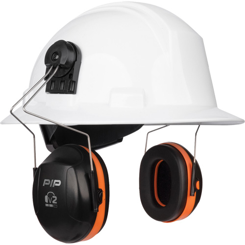 Coquilles antibruit passives V2 Dynamic, Fixation pour casque, 25 NRR dB Les Fournitures Industrielles Méga