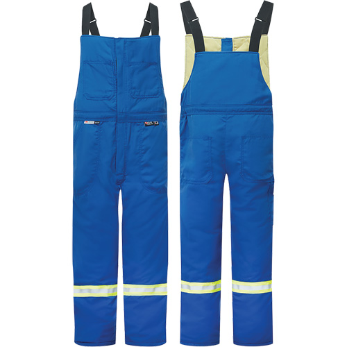 Westex&reg; DH Antistatic 6.5 oz. Flame Resistant Insulated Bib Pants, Small, Royal Blue Les Fournitures Industrielles Méga