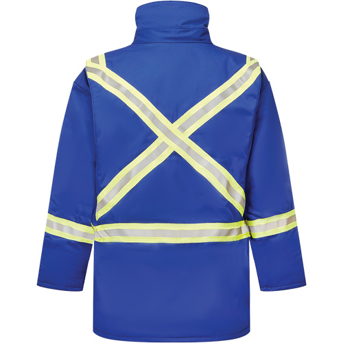 Parka isol&eacute; ignifuge 9 oz Avenger, Grand, Bleu royal Les Fournitures Industrielles Méga