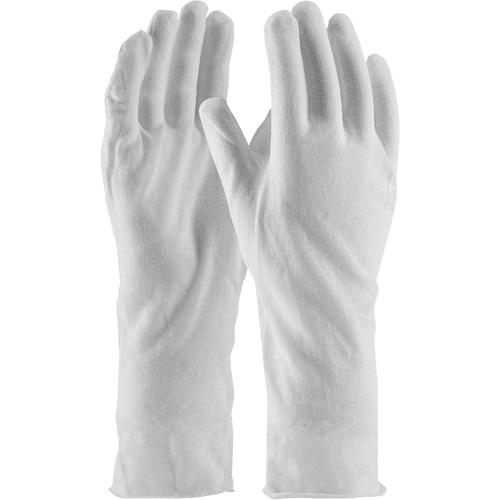 CleanTeam&reg; Premium Inspection Gloves, Cotton, Unhemmed Cuff, One Size Les Fournitures Industrielles Méga