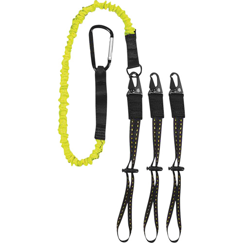 GearLink Tool Lanyard with Interchangeable Ends, Bungee, Carabiner/Loop Les Fournitures Industrielles Méga