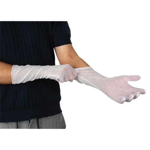 Lightweight Inspection Gloves, Poly/Cotton, Hemmed Cuff, Men's Les Fournitures Industrielles Méga