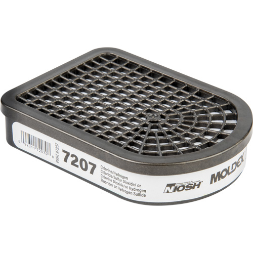 Cartouche pour respirateur semi-rectangulaire, Cartouche gaz/vapeur, Gaz acide Les Fournitures Industrielles Méga