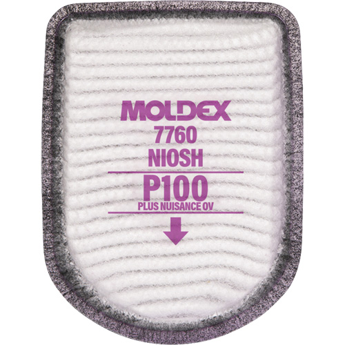 Filtre pour respirateur semi-rectangulaire, Filtre contre les particules avec suppresion de vapeurs nuisibles, Vapeurs organiques/P100 Les Fournitures Industrielles Méga
