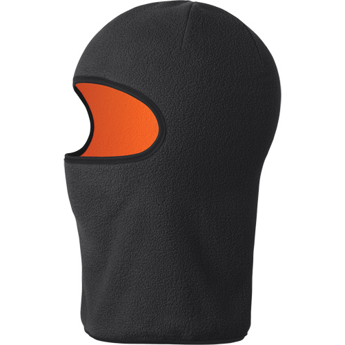 5502 Reversible 1-Hole Balaclava, Micro Fleece, Black/High-Visibility Orange Les Fournitures Industrielles Méga