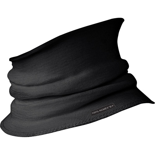 C207BK Cache-cou et coupe-vent ignifuges, Noir, Nomex Les Fournitures Industrielles Méga