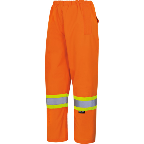 5586 Pantalon de s&eacute;curit&eacute; hydrofuge de 450D, Polyester/Polyur&eacute;thane, 4T-Grand, Jaune lime haute visibilit&eacute; Les Fournitures Industrielles Méga