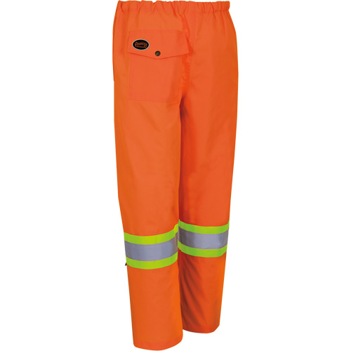 5586 Pantalon de s&eacute;curit&eacute; hydrofuge de 450D, Polyester/Polyur&eacute;thane, 4T-Grand, Jaune lime haute visibilit&eacute; Les Fournitures Industrielles Méga