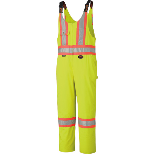 6616T Combinaison robuste haute visibilit&eacute;, Poly-coton, 40 (grand taille), Jaune lime haute visibilit&eacute; Les Fournitures Industrielles Méga