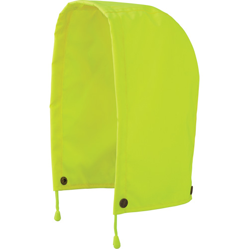 5401H Capuchon pour manteau de s&eacute;curit&eacute; imperm&eacute;able haute visibilit&eacute; ind&eacute;chirable en 300D trilob&eacute;, Jaune lime haute visibilit&eacute;, Polyester Les Fournitures Industrielles Méga