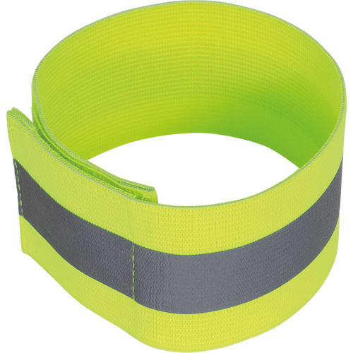 1142 Bande pour cheville &eacute;lastique jaune lime haute visibilit&eacute; Les Fournitures Industrielles Méga