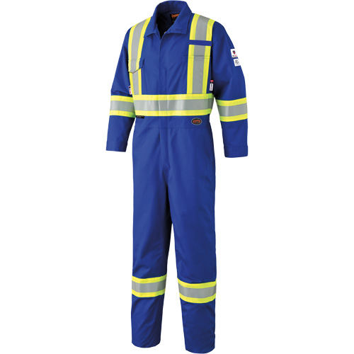 7704T Combinaison anti-arc &eacute;lectrique FR-Tech, Taille 40 (grand taille), Bleu royal, 10 cal/cm² Les Fournitures Industrielles Méga