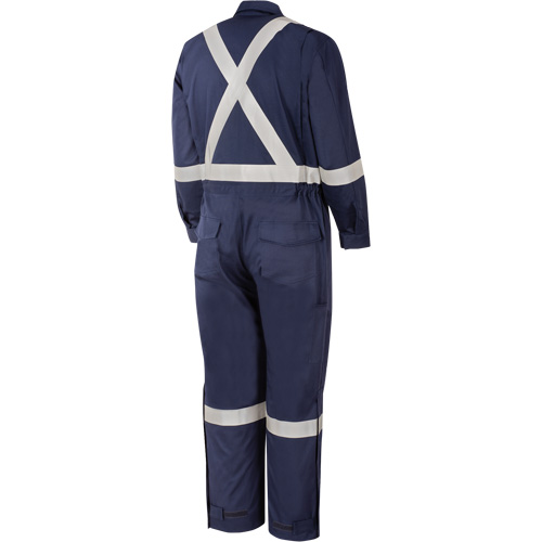 4481T Flash-Gard&reg; FR/Arc Rated Welding Coveralls, 56 (Tall), Navy Blue Les Fournitures Industrielles Méga