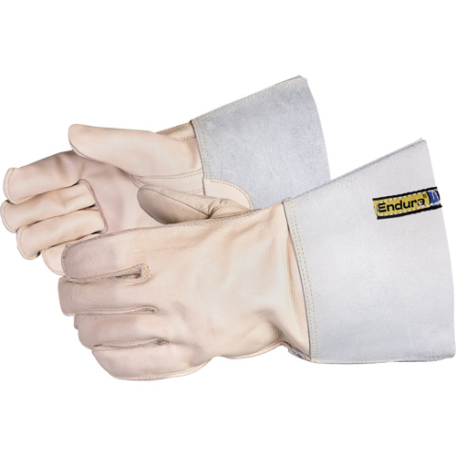 Welder's Gloves with Kevlar&reg; Sewn Out-Seams, Split Cowhide, Size 7 Les Fournitures Industrielles Méga