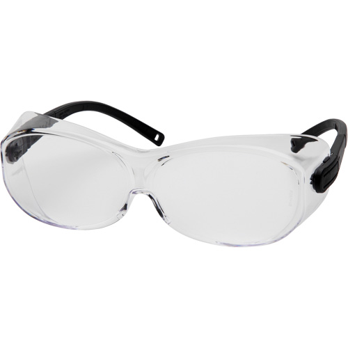 OTS&reg; XL Safety Glasses, Clear Lens, Anti-Scratch, ANSI Z87+/Meets/Exceeds CSA Z94.3 Les Fournitures Industrielles Méga