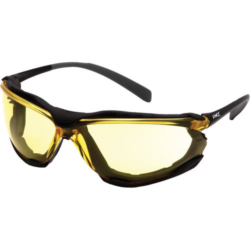 Lunettes de s&eacute;curit&eacute; Proximity, Lentille Ambr&eacute;e, Antibu&eacute;e, ANSI Z87+/R&eacute;pond ou surpasse la norme CSA Z94.3 Les Fournitures Industrielles Méga