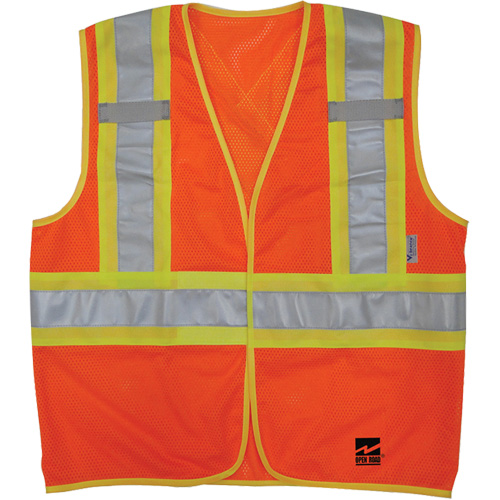 Veste Open Road “BTE”, Orange haute visibilit&eacute;, Moyen/Petit Les Fournitures Industrielles Méga