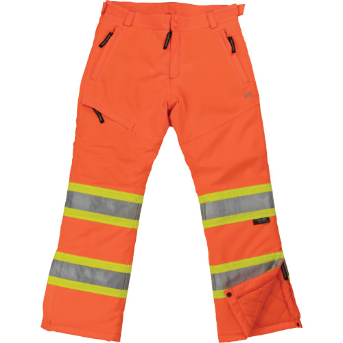 Pantalon de s&eacute;curit&eacute; isolant et extensible pour femmes, Polyester, Moyen, Orange haute visibilit&eacute; Les Fournitures Industrielles Méga