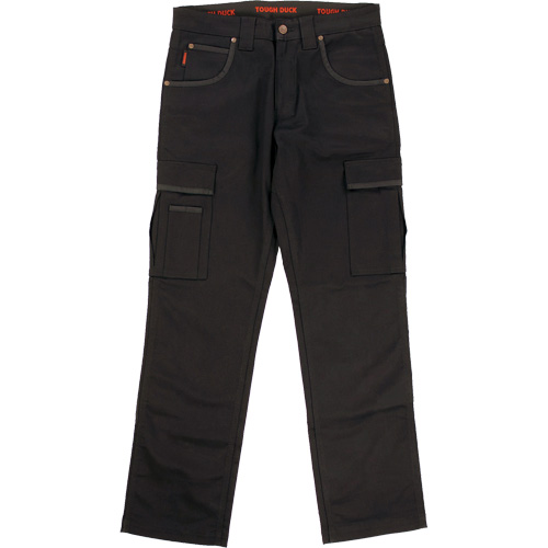 Pantalon de travail WP100, Coton/Spandex, Noir, Taille 2, Entrejambe 30 Les Fournitures Industrielles Méga