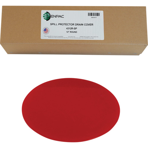 Spill Protector Drain Cover, Circular, 12" dia. Les Fournitures Industrielles Méga