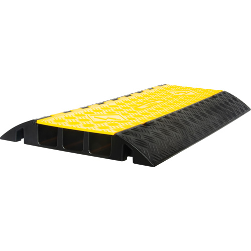 Protecteur de c&acirc;bles en polyur&eacute;thane, 3 canaux, 35,43" lo x 19,69" la x 3" h Les Fournitures Industrielles Méga