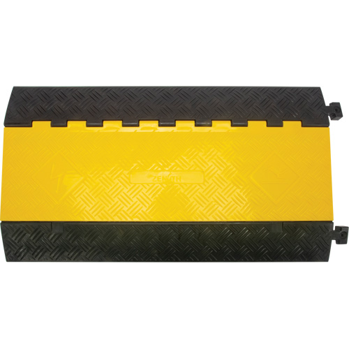 Polyurethane Cable Protector, 5 Channels, 35.43" L x 19.69" W x 2" H Les Fournitures Industrielles Méga